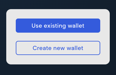 Create Wallet